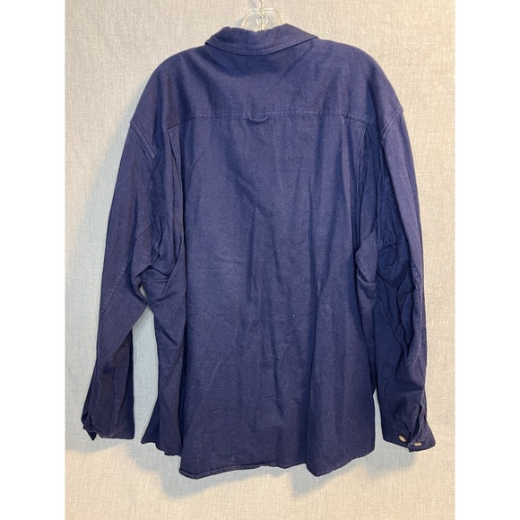 REI Co-Op Shirt Mens XXL Blue Button Up Outdoor Casual‎ Camp Hike Travel Pockets - Picture 2 of 6